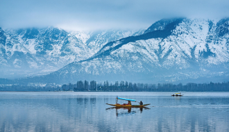 Kashmir's Winter Wonderland: Unveiling a Landscape Painted in White