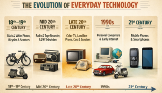From Black & White TVs and Landlines to Smartphones The Mind-Blowing 40-Year Evolution of Everyday Technology
