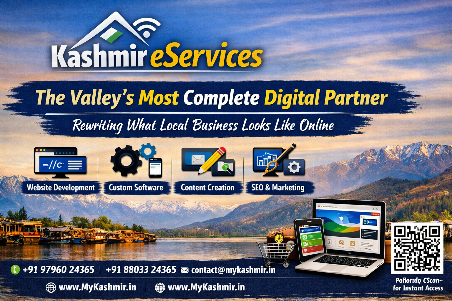Kashmir eServices The Valley's Most Complete Digital Partner Is Rewriting What Local Business Looks Like Online