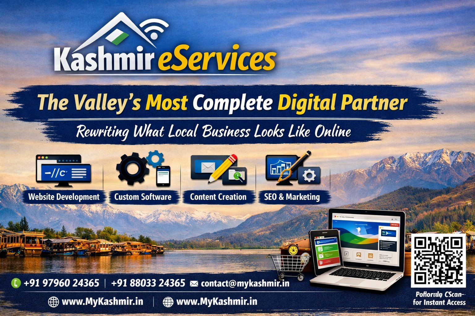Kashmir eServices The Valley's Most Complete Digital Partner Is Rewriting What Local Business Looks Like Online