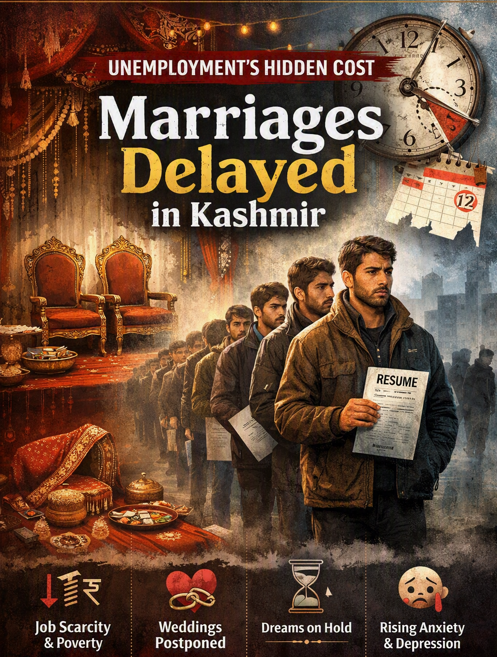 Unemployed and Unmarried Inside Kashmir's Silent Marriage Crisis