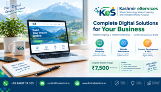 Kashmir eServices affordable website designing, website maintenance and content development services.